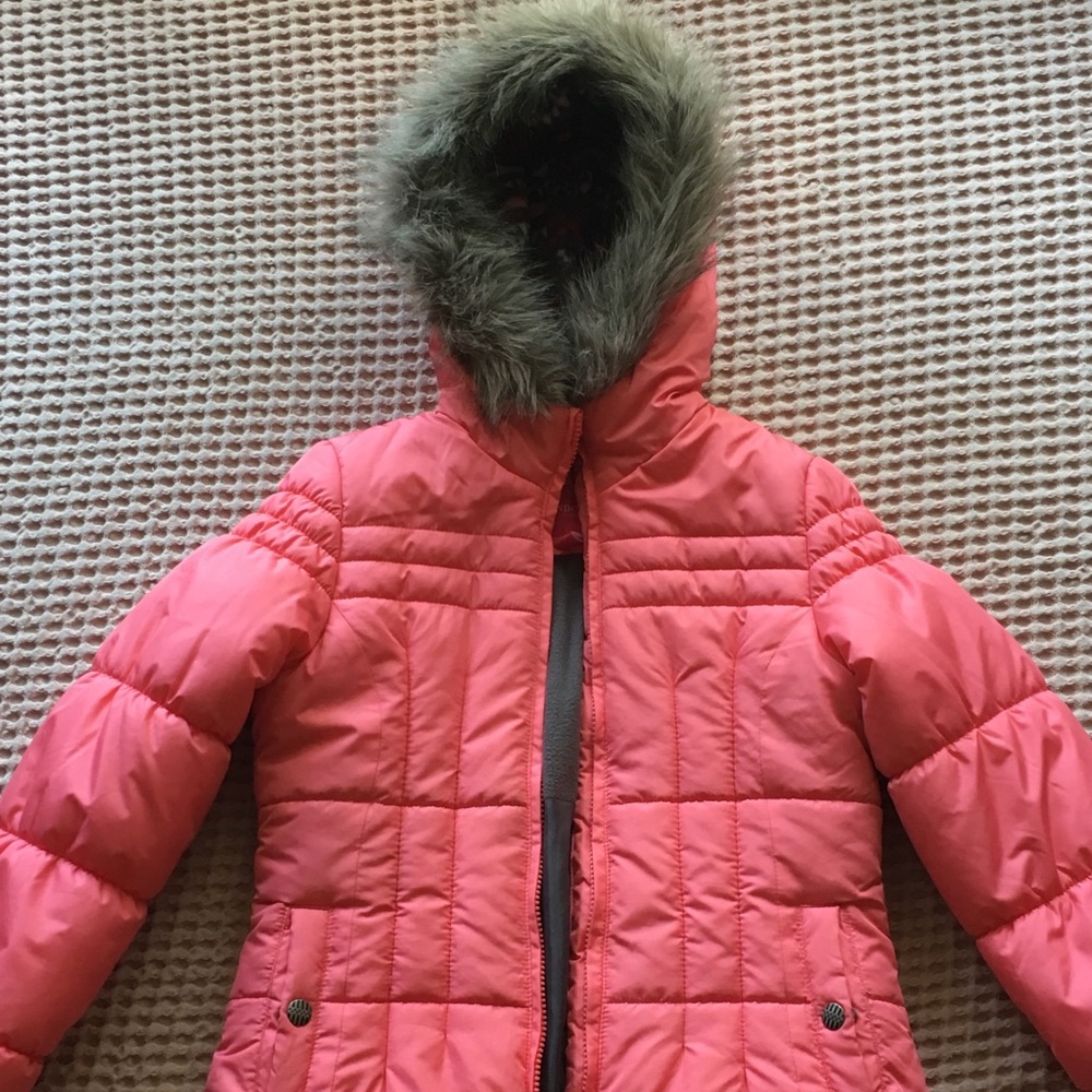 Pink winter jacket
